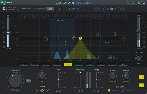 Auto Tune Vocal Eq By Antares Audio Technologies Vocal Eq Plugin Vst