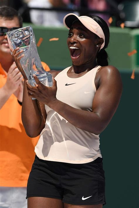 SLOANE STEPHENS Wins 2018 Miami Open in Key Biscayne 03/31/2018