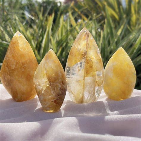 Golden Healer Quartz Flame For Abundant Wellness Sage Goddess