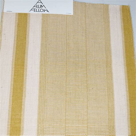 RUM FELLOW SCHUMACHER Fabric Remnant IPALA HAND WOVEN STRIPE