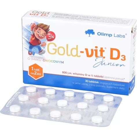 Olimp Gold Vit D Junior O Smaku Owocowym Tabletek Opinie Sk Ad