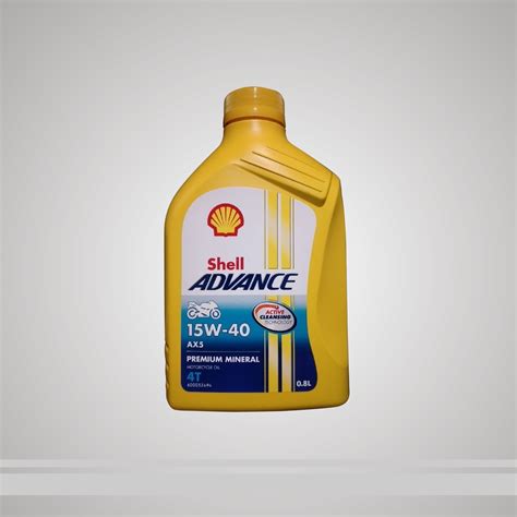 SHELL ADVANCE AX5 SCOOTER 10W 30 MB 0 8 LTR Si Tepat