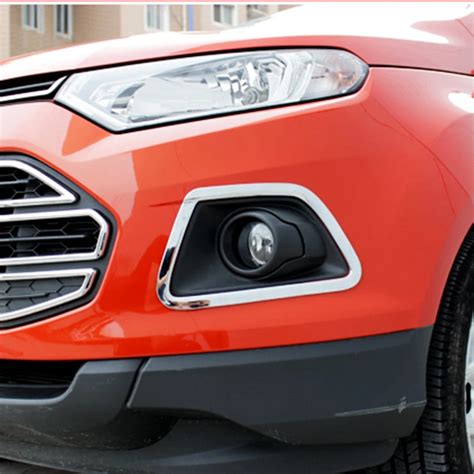 Car Styling For Ford Ecosport 2013 2014 2015 2016 ABS Chrome Front Head