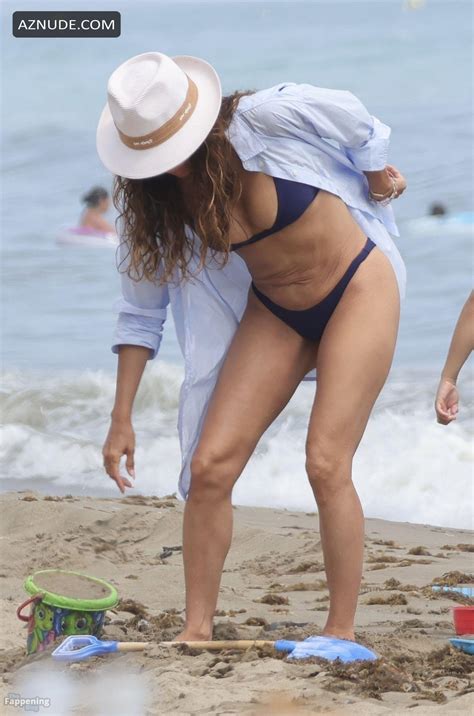 Eva Longoria Sexy Spotted Showing Off Her Hot Bikini Body At The Beach Club Nosso Marbella In