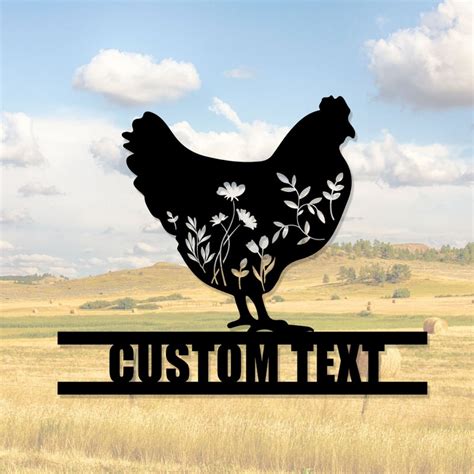 Chicken Signs Etsy