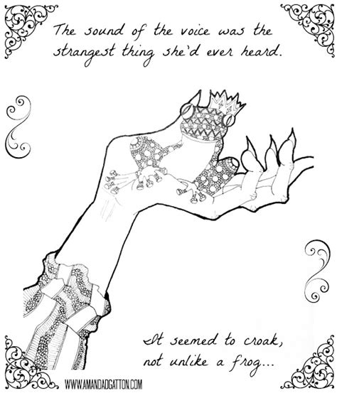 Author Amanda Gatton FREE Coloring Pages Dark Fairy Tale From Author