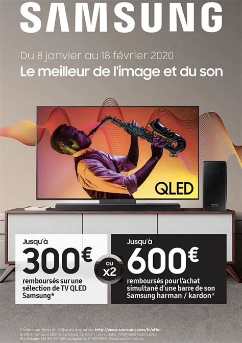 Offre De Remboursement Tv Samsung Qled Jusqu Rembours S