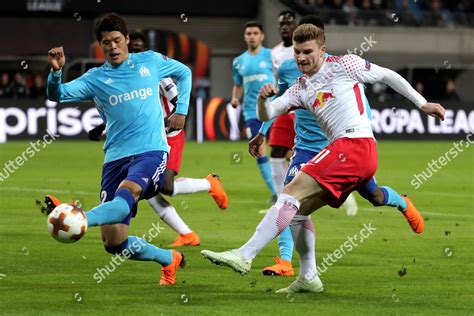 Leipzigs Timo Werner R Action Against Editorial Stock Photo Stock