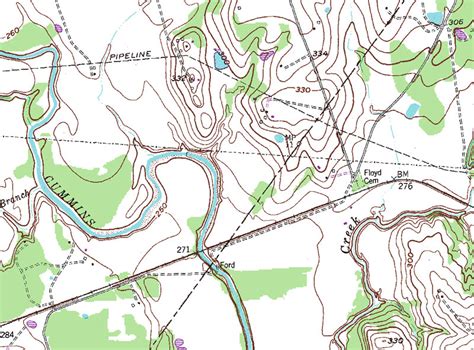 What Does The Topographic Map Show United States Map