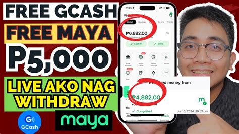 FREE GCASH FREE MAYA FREE 5000 PESOS LIVE AKO NAG WITHDRAW DITO NEW