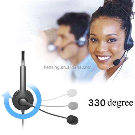 New Dual Call Center Headset Telephone Headset With Usb Connector And Noise Cancelling