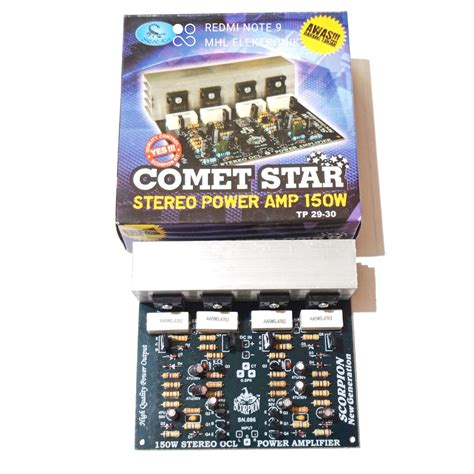 Jual Comet Star Kit Stereo Power Amplifier W Plus Transistor Final