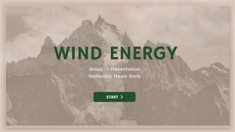 Wind Energy Presentation