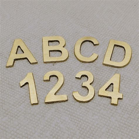 1 Inch Brass Letters - Etsy