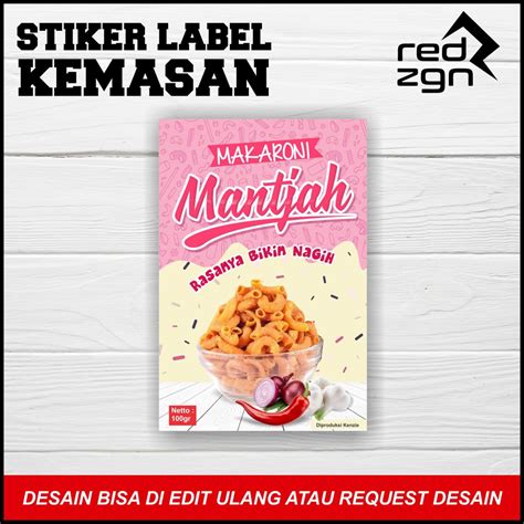 Desain Label Makaroni 58 Koleksi Gambar