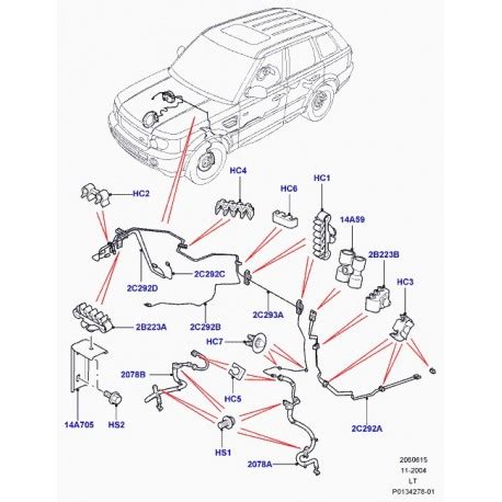 Commander Tuyau De Frein Discovery Range Sport Land Rover Lr