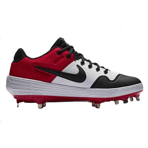 Nike Alpha Huarache Elite 2 Low Metal Baseball Cleats Red/White/Black ...