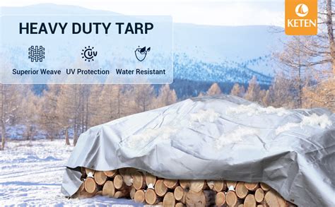 Amazon Keten Tarps Heavy Duty Waterproof 12X20 Feet Extra Thick