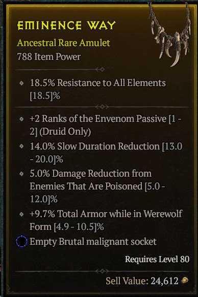 Nice Shred Amulett Topic D2jsp