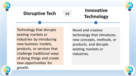 What Is The Difference Between Innovative Technology And Disruptive