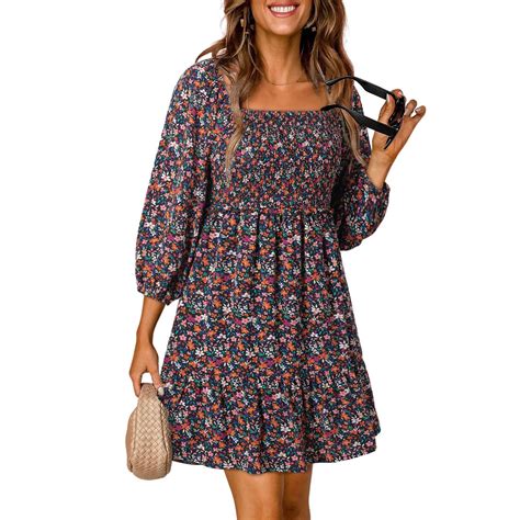 Gltpooo Womens Summer Dress 2024 Boho Floral Spring Dresses Womens Summer Dresses Casual