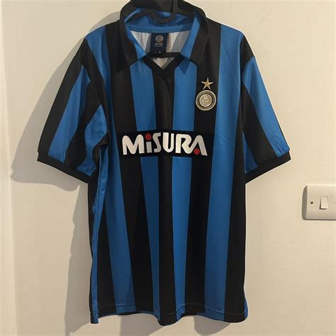 Retro Inter Milan Kit Shirt Never Worn - Depop