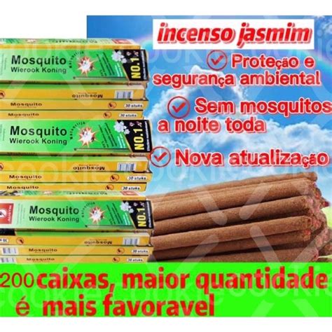 Incenso Mori Oca Mosquito Jasmim Dengue Produto Caixas Caixa