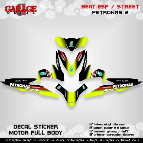 Decal Beat ESP ESP Street Full Body Stiker Beat ESP Street Full Body