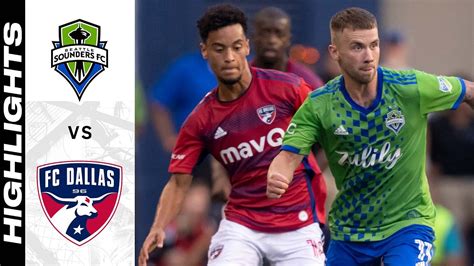 Highlights Seattle Sounders Fc Vs Fc Dallas August Youtube