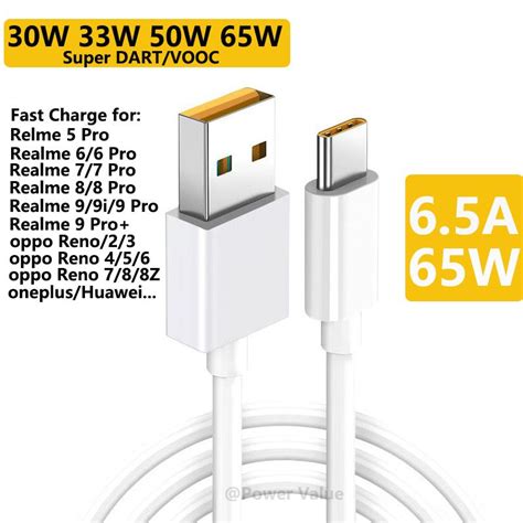 M A W W Usb Type C Cable For Realme Pro Super Dart