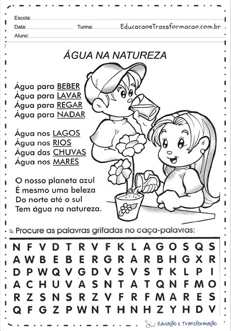 Atividades Meio Ambiente para Ensino Fundamental e Educação Infantil