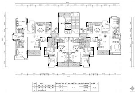 塔式高层一梯四户户型图1551398383 建筑户型图 筑龙建筑设计论坛