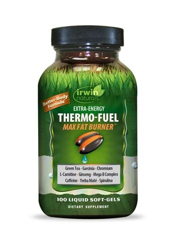 Irwin Naturals Extra -Energy Thermo-Fuel Max Fat Burner -- 100 Liquid ...