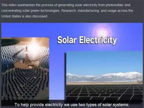 Solar Power Basics Noaa