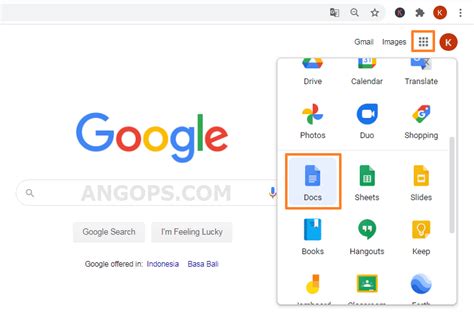 Cara Menggunakan Google Docs, Tutorial Basik + Tips dan Trik - ANGOPS 