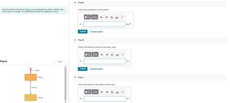 Solved The Two Blocks In The Figure Figure Are Connected Chegg