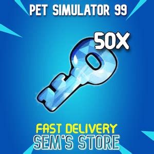 Crystal Keys Pet Simulator Ps Roblox Etsy