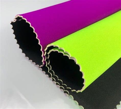 Single Side Sports Sbr Neoprene Fabric Roll 3mm Silicone Sponge Rubber