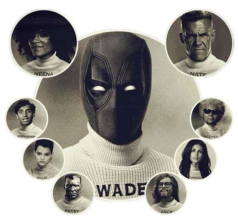 New 'Deadpool 2' Promo Image Reveals Cast Of Characters | Deadpool art ...