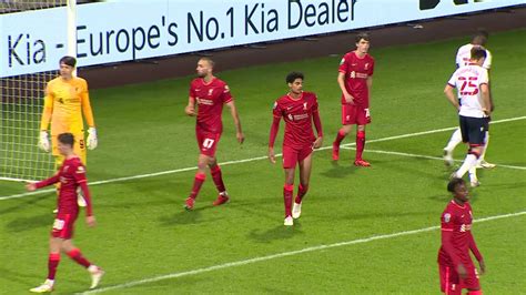 Bolton Wanderers V Liverpool U21 Highlights YouTube