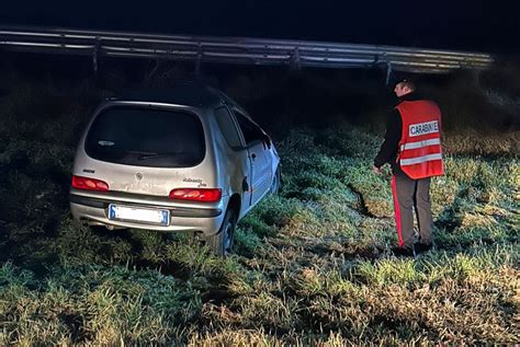 Incidente A Castelnuovo Scrivia Auto Fuori Strada