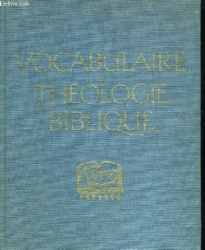 Vocabulaire De Theologie Biblique Von Collectif Bon Couverture Rigide