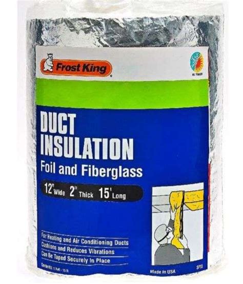 Frost King 12 In X 15 Ft Foil And Fiberglass Duct Insulation Metzger Property Services Llc