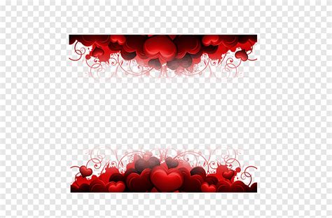 Frame Border Heart Red Heart Frames Borders Red Heart Border Png The