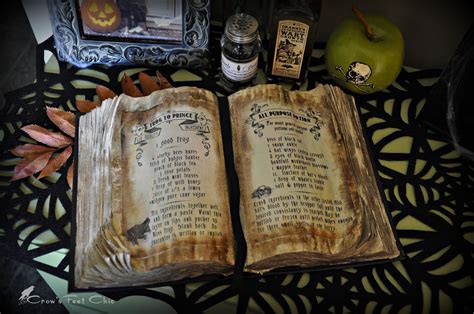 Witch's Spell Book Upcycle | Crow's Feet Chic