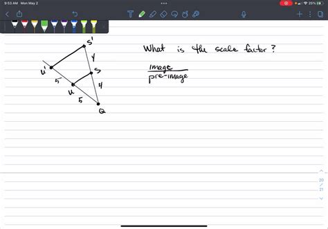 SOLVED Line Segment SU Is Dilated To Create S U Using Point Q As The