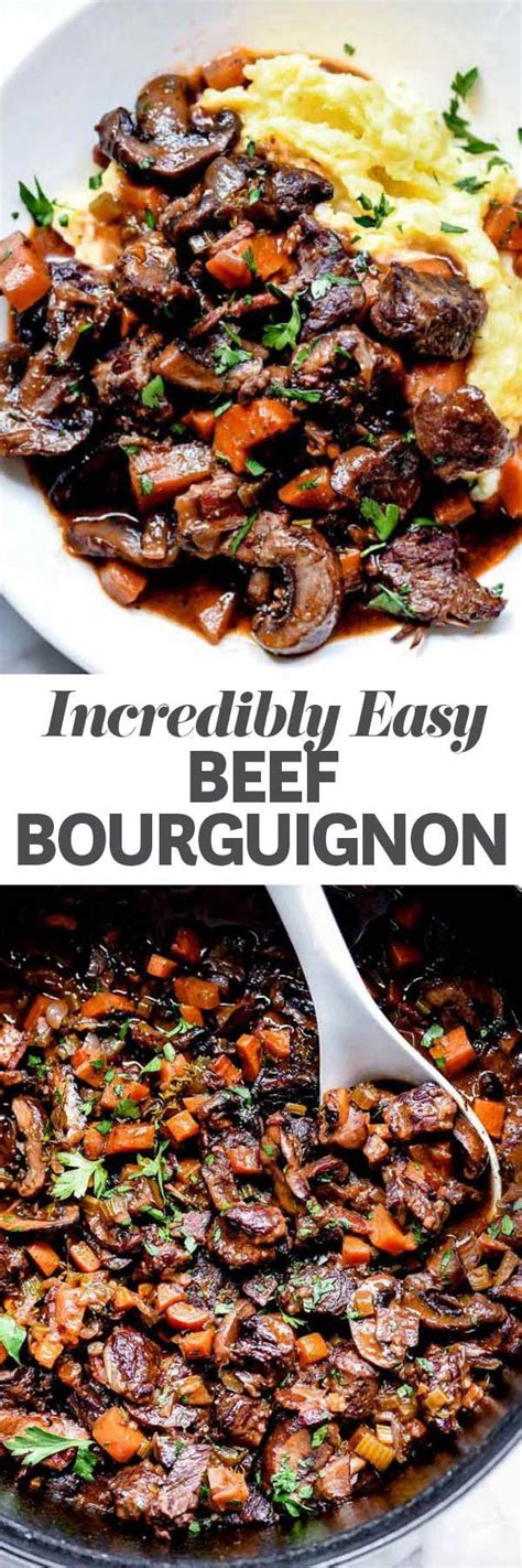 This Easy Beef Bourguignon Recipe Is A Melt In Your Mouth Classic