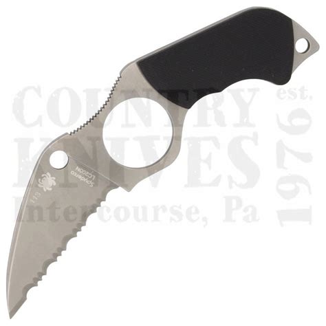 Spyderco Fb14s5 Swick5 Large Finger Hole G 10 Boltaron Spyderedge