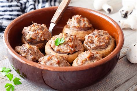 Funghi Ripieni Al Forno Ricetta Facile E Velocissima