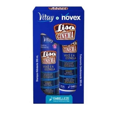 Kit Novex Vitay Cinema Shampoo Ml E Condicionador Ml Shopee Brasil